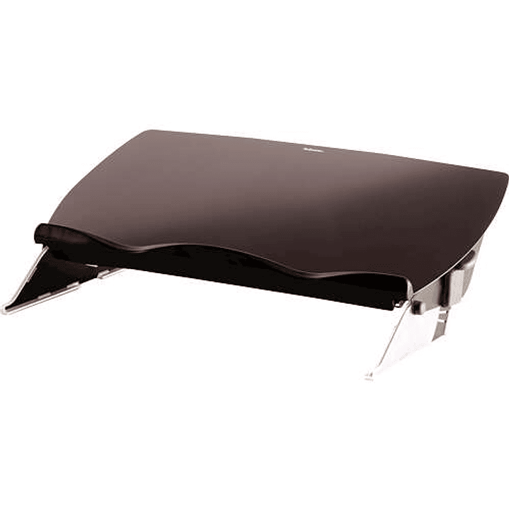 Fellowes Soporte y Atril Multifuncion - Ajustable en Altura - Cajon de Almacenamiento - Tope en la Parte Inferior - Color Negro 1