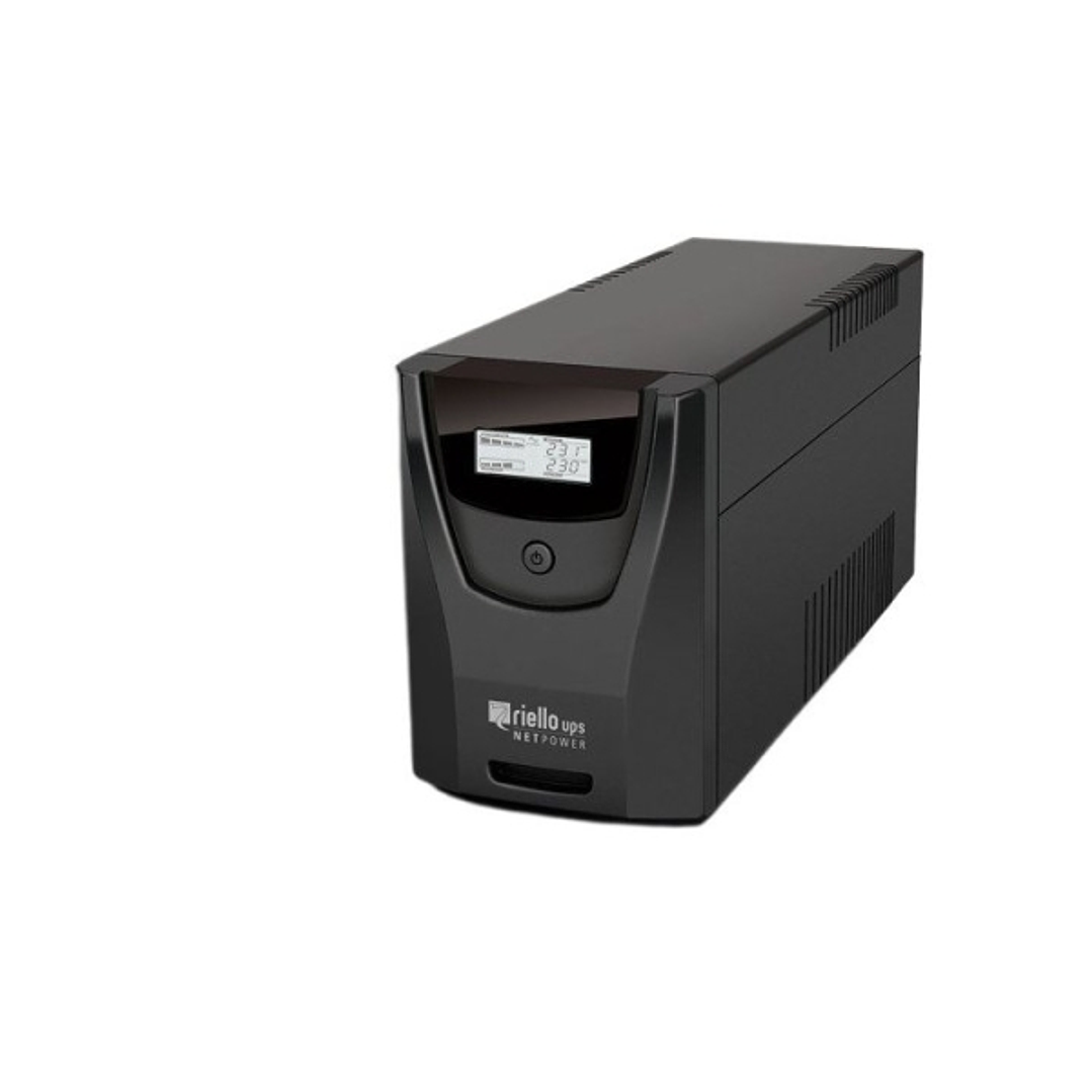 Riello Net Power SAI 1500VA - 900W - Tecnologia Line Interactive - USB, 4x Shucko - Color Negro 1