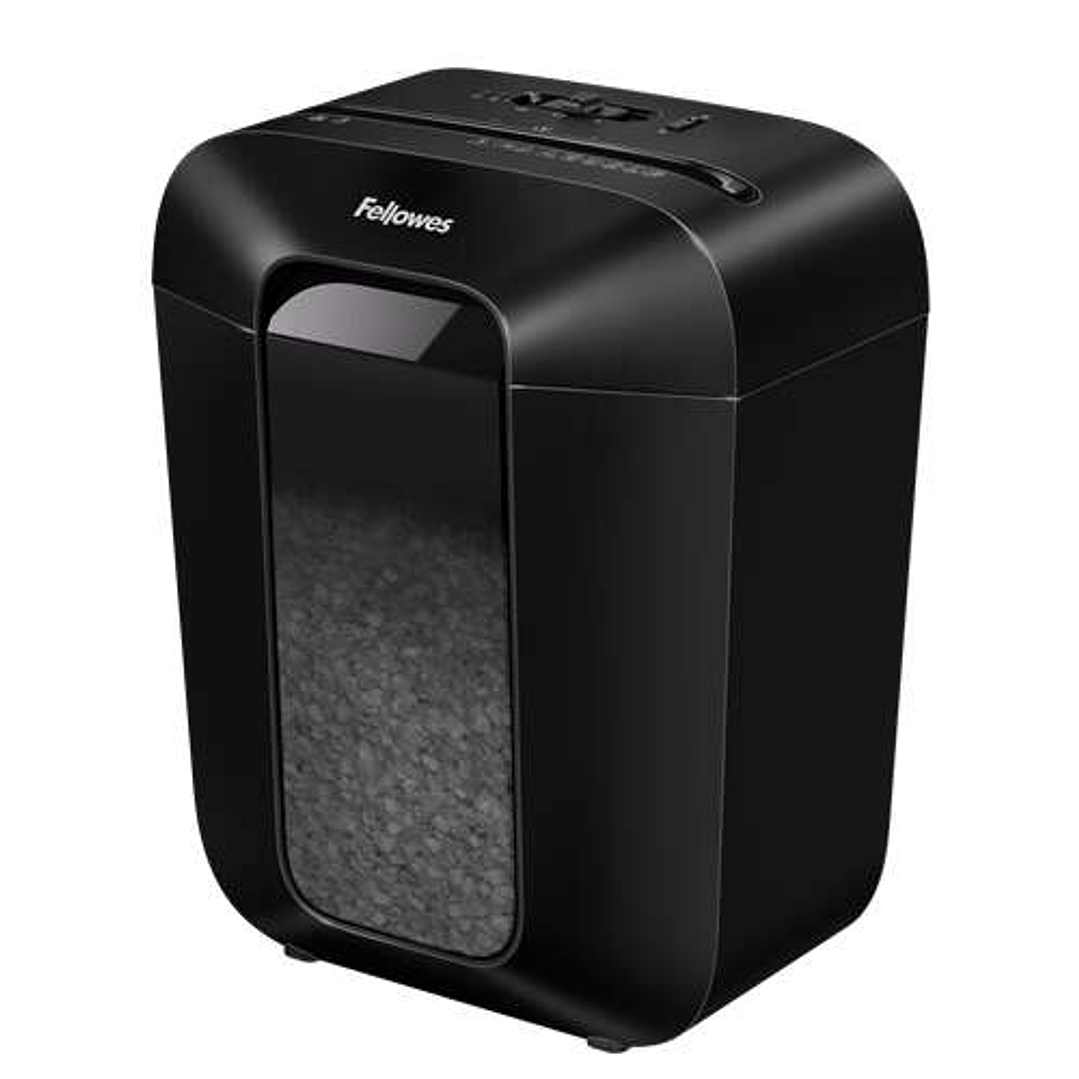Fellowes LX41 Destructora de Papel Manual Minicorte P-4 - Destruye hasta 11 Hojas - Papelera de 17L - Color Negro 1