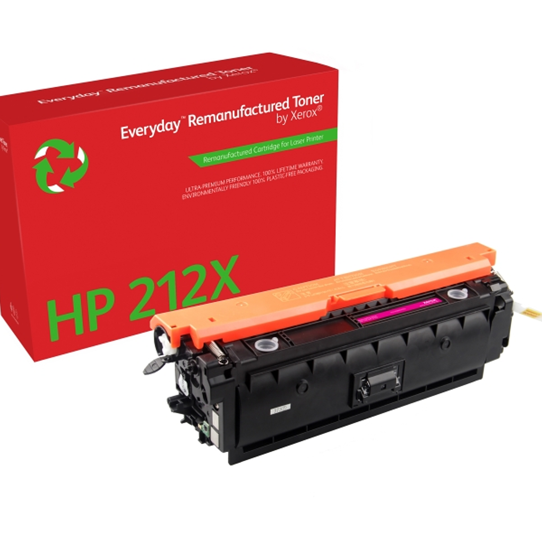 Xerox Everyday HP W2123X Magenta Cartucho de Toner Remanufacturado - Reemplaza 212X 1