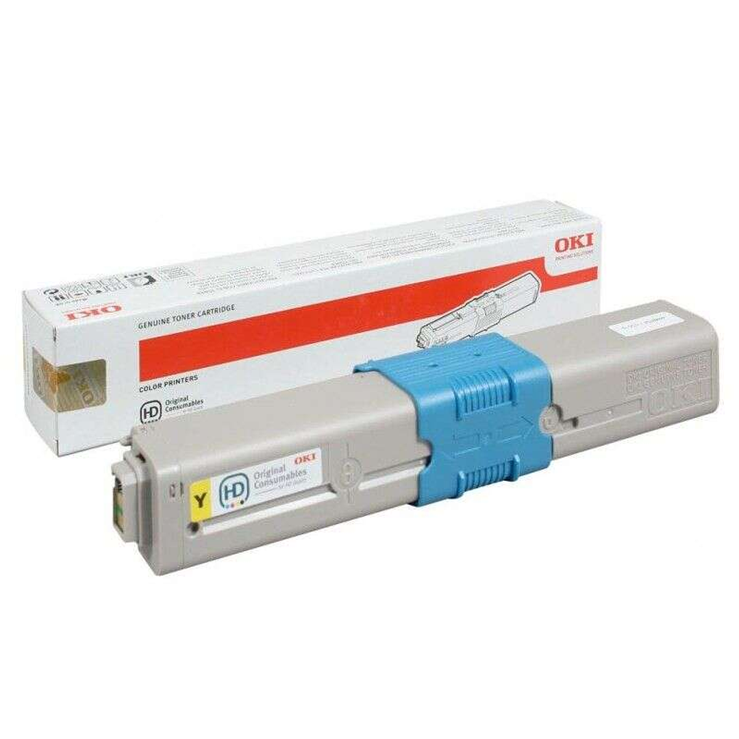 OKI C510/C530/MC561/MC562 Amarillo Cartucho de Toner Original - 44469722 1