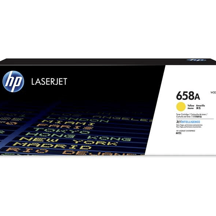 HP W2002A Amarillo Cartucho de Toner Original - 658A 1