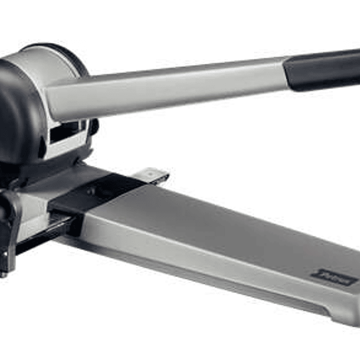 Petrus 582 Super Taladro Perforador para Gruesos - Perfora hasta 250 Hojas - Palanca Larga para Minimo Esfuerzo - Punzones de 6mm - Barra Guia Resiste 1