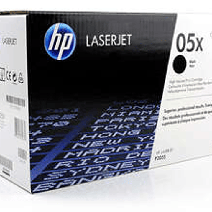 HP CE505X Negro Cartucho de Toner Original - 05X 1