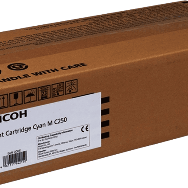 Ricoh MC250/PC300/PC301/PC302 Cyan Cartucho de Toner Original - 408353/M C250C 1