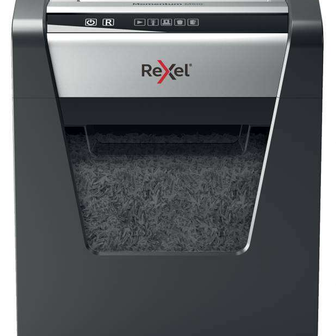 Rexel Momentum M510 Destructora de Papel Manual Microcorte en Particulas P-5 - Destruye hasta 10 Hojas a la Vez - Tecnologia Antiatasco - Papelera de  1
