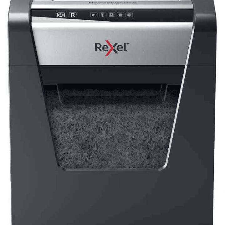 Rexel Momentum M510 Destructora de Papel Manual Microcorte en Particulas P-5 - Destruye hasta 10 Hojas a la Vez - Tecnologia Antiatasco - Papelera de  1