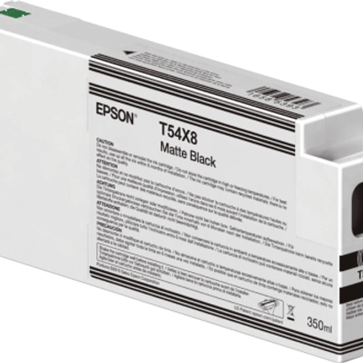 Epson T54X8 Negro Mate Cartucho de Tinta Original - C13T54X800 1