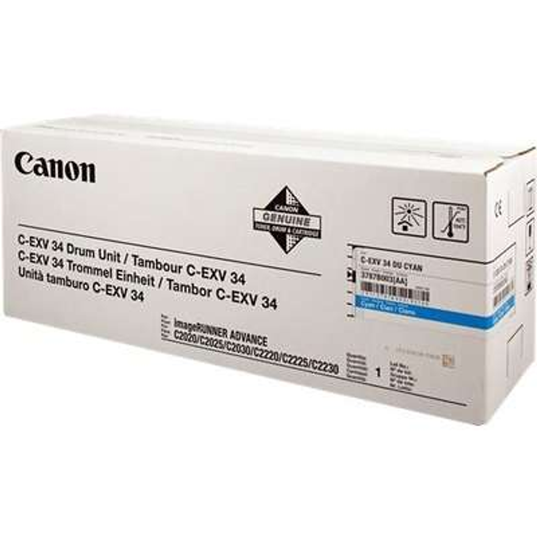 Canon CEXV34 Cyan Tambor de Imagen Original - 3787B003 (Drum) 1