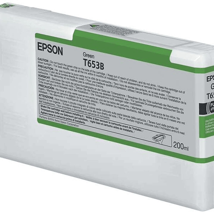 Epson T653B Verde Cartucho de Tinta Original - C13T653B00 1