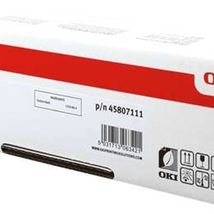 OKI B432/B512/MB492/MB562 Negro Cartucho de Toner Original - 45807111 1