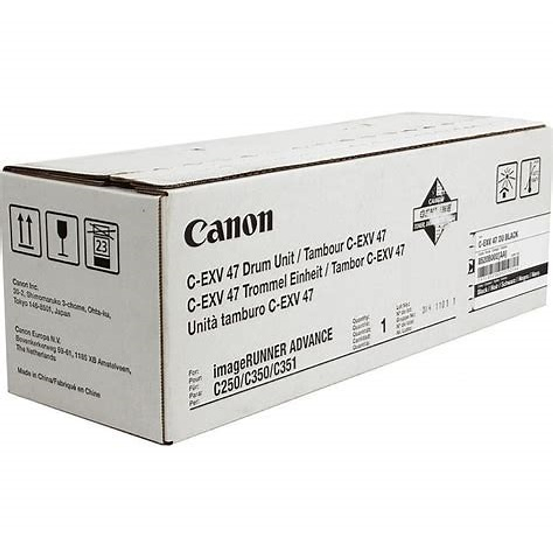 Canon C-EXV47K Negro Tambor de Imagen Original - 8520B002 (Drum) 1