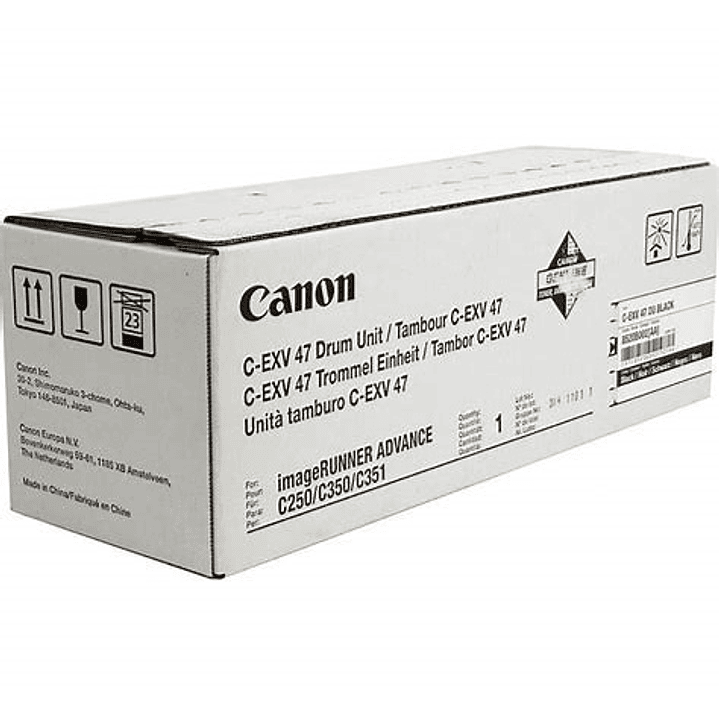 Canon C-EXV47K Negro Tambor de Imagen Original - 8520B002 (Drum) 1