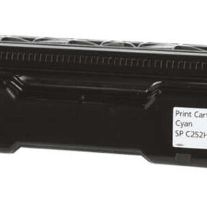 Ricoh Aficio SPC252/SPC262 Cyan Cartucho de Toner Original - 407717/SPC252HEC 1