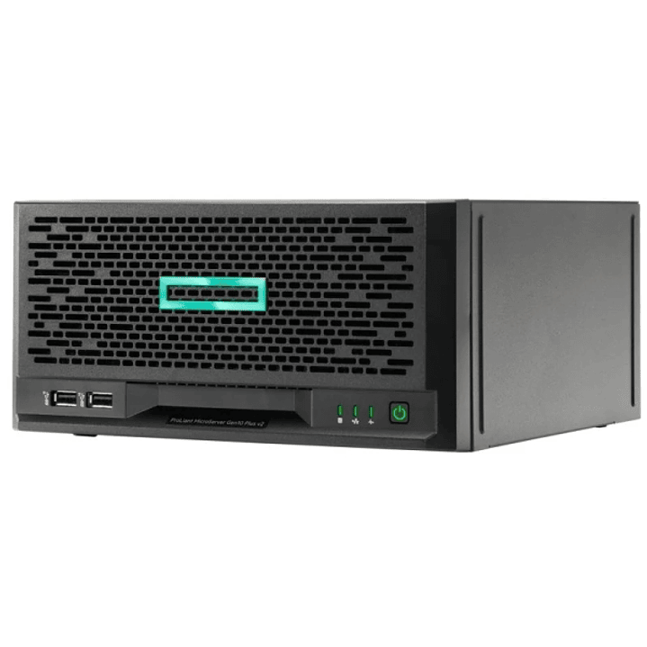 HPE ProLiant MicroServer Gen10 Plus V2 Servidor Intel Xeon E-2314 - 32GB - 2TB SSD - DisplayPort y VGA - USB-A 3.2 Gen1 y Gen2 1