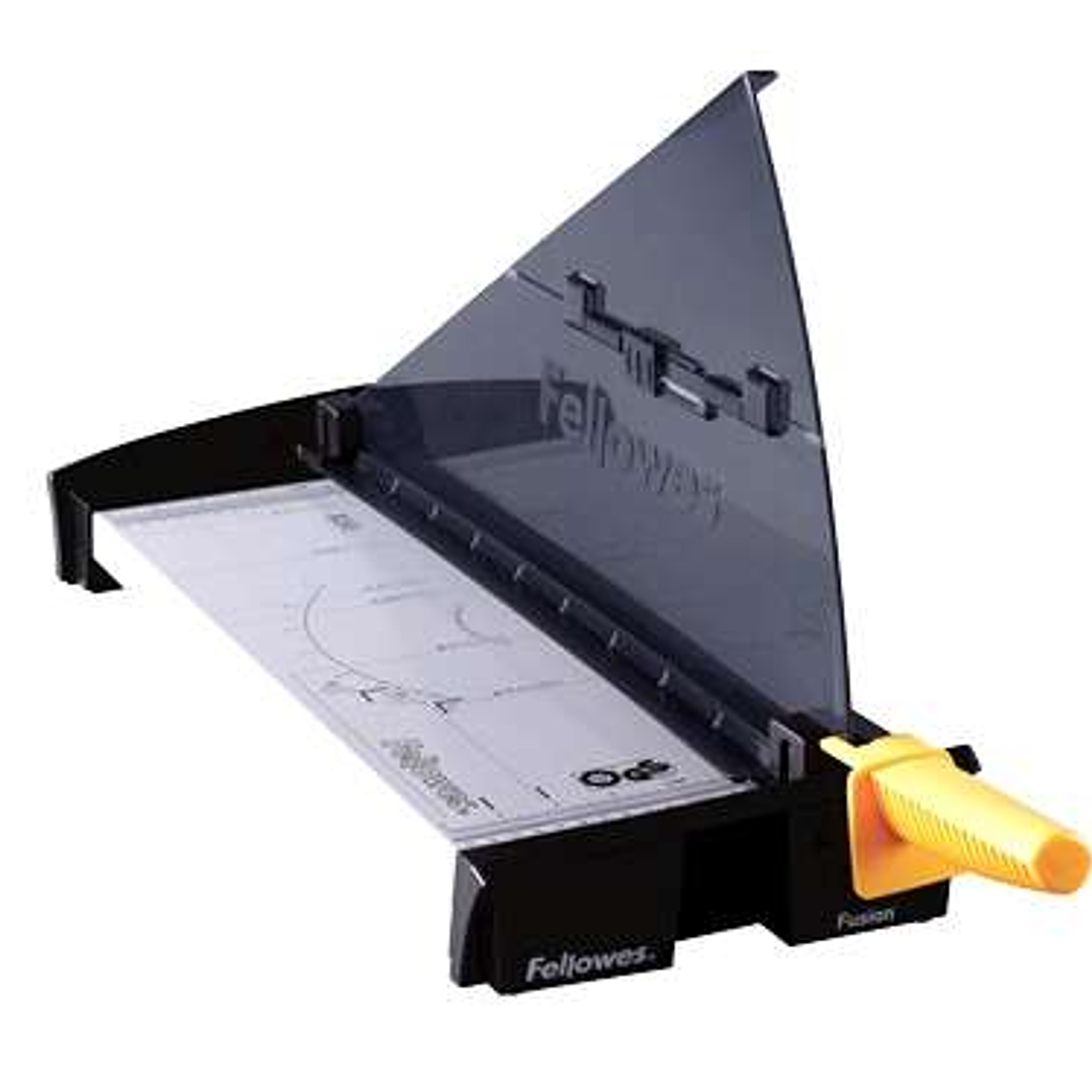 Fellowes Fusion A3 Guillotina hasta formato A3 - Capacidad hasta 10 Hojas - Longitud de Corte 460mm - Cuchilla de Acero Inoxidable - Guias de Corte y  1