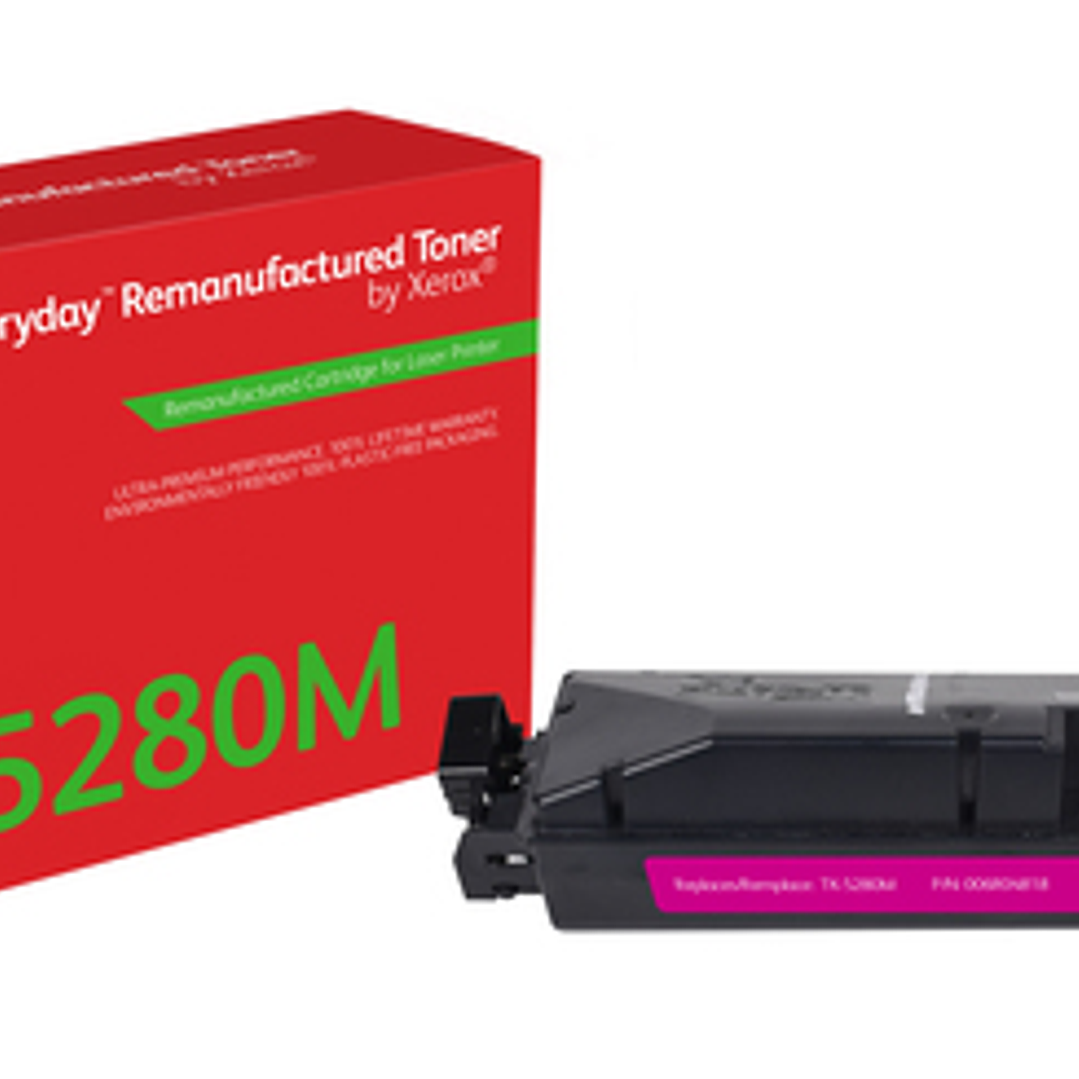 Xerox Everyday Kyocera TK5280 Magenta Cartucho de Toner Remanufacturado - Reemplaza 1T02TWBNL0/TK5280M 1