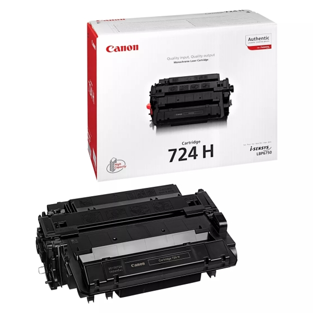 Canon 724H Negro Cartucho de Toner Original - 3482B011/3482B002 1