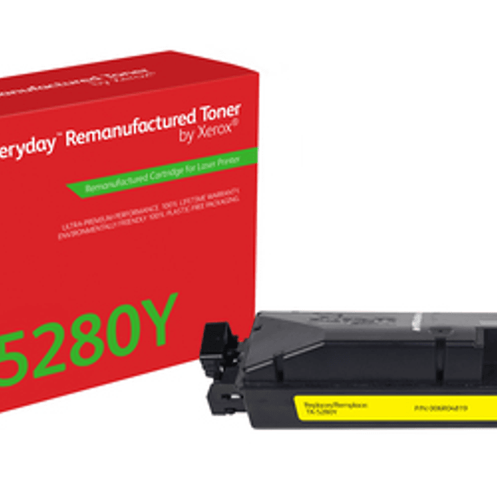 Xerox Everyday Kyocera TK5280 Amarillo Cartucho de Toner Remanufacturado - Reemplaza 1T02TWANL0/TK5280Y 1