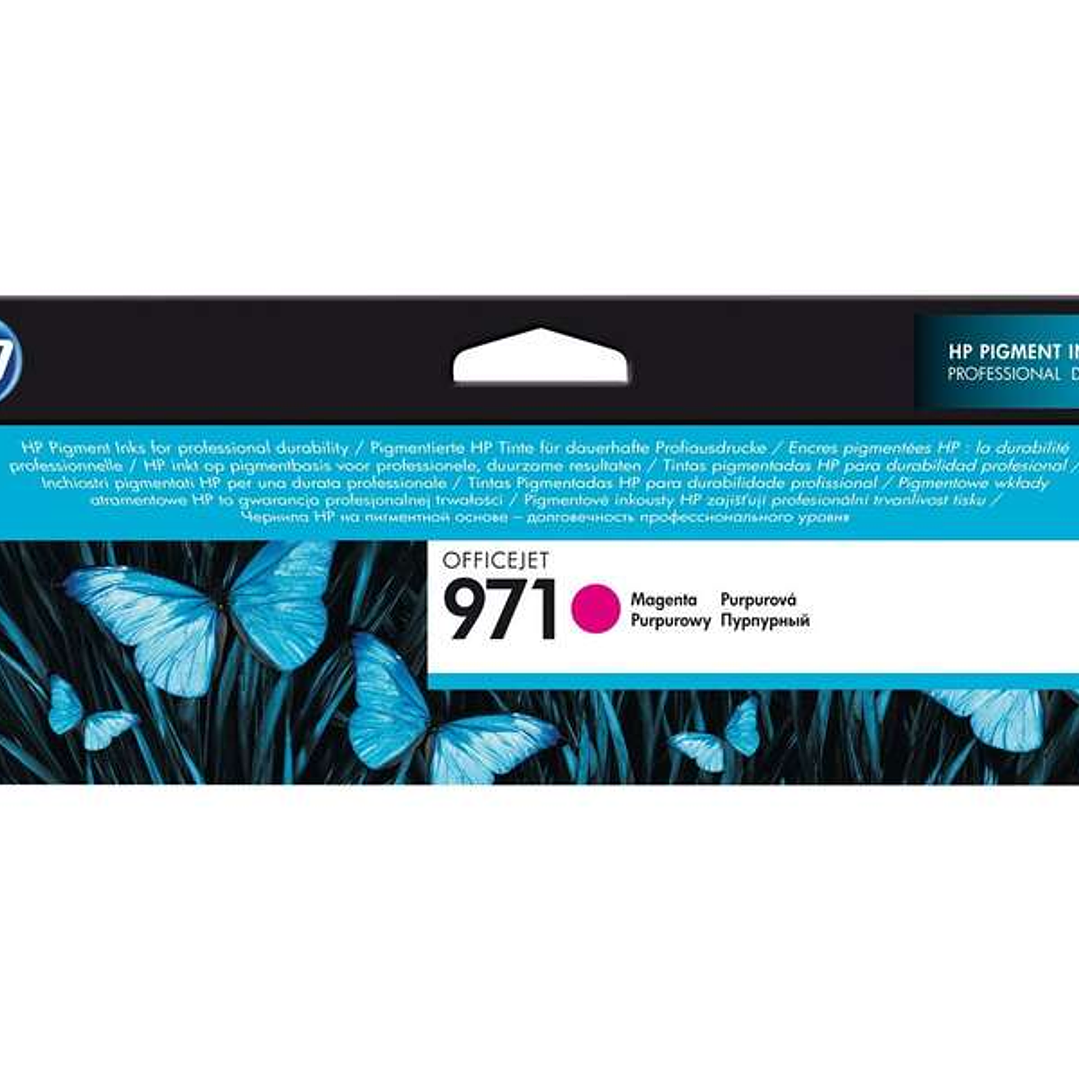 HP 971 Magenta Cartucho de Tinta Original - CN623AE 1