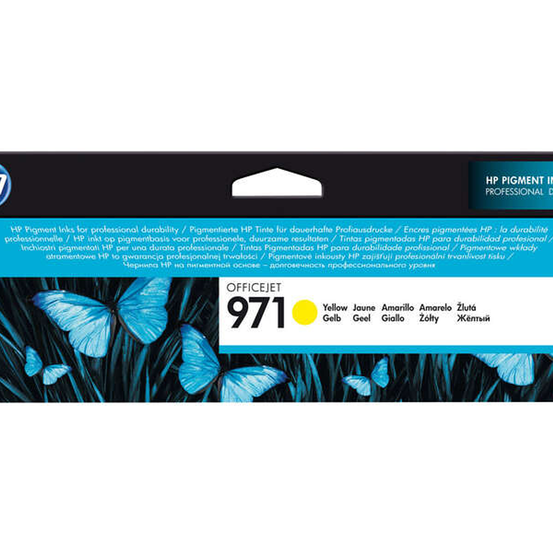 HP 971 Amarillo Cartucho de Tinta Original - CN624AE 1