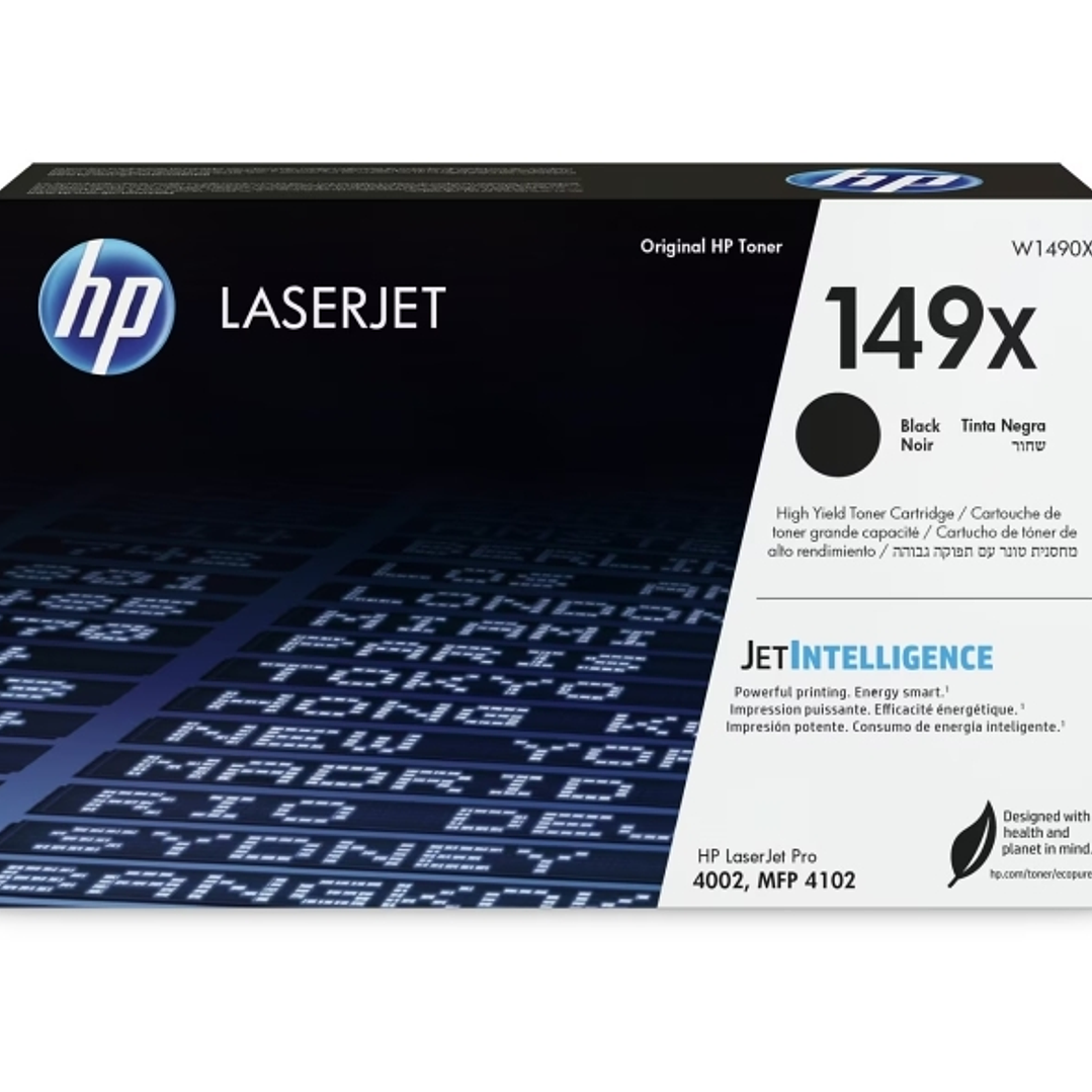 HP W1490X Negro Cartucho de Toner Original - 149X 1