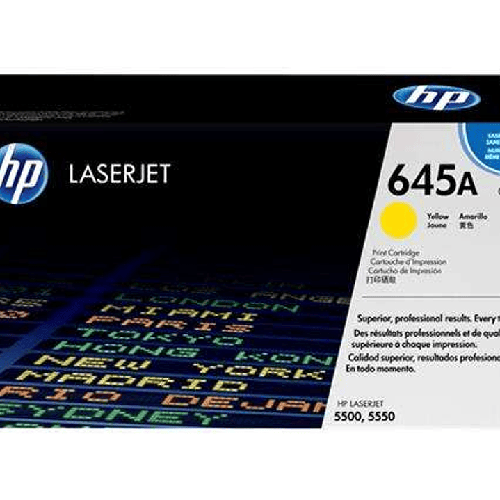 HP C9732A Amarillo Cartucho de Toner Original - 645A 1