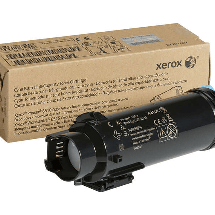 Xerox Phaser 6510/WorkCentre 6515 Cyan Cartucho de Toner Original - 106R03690 1