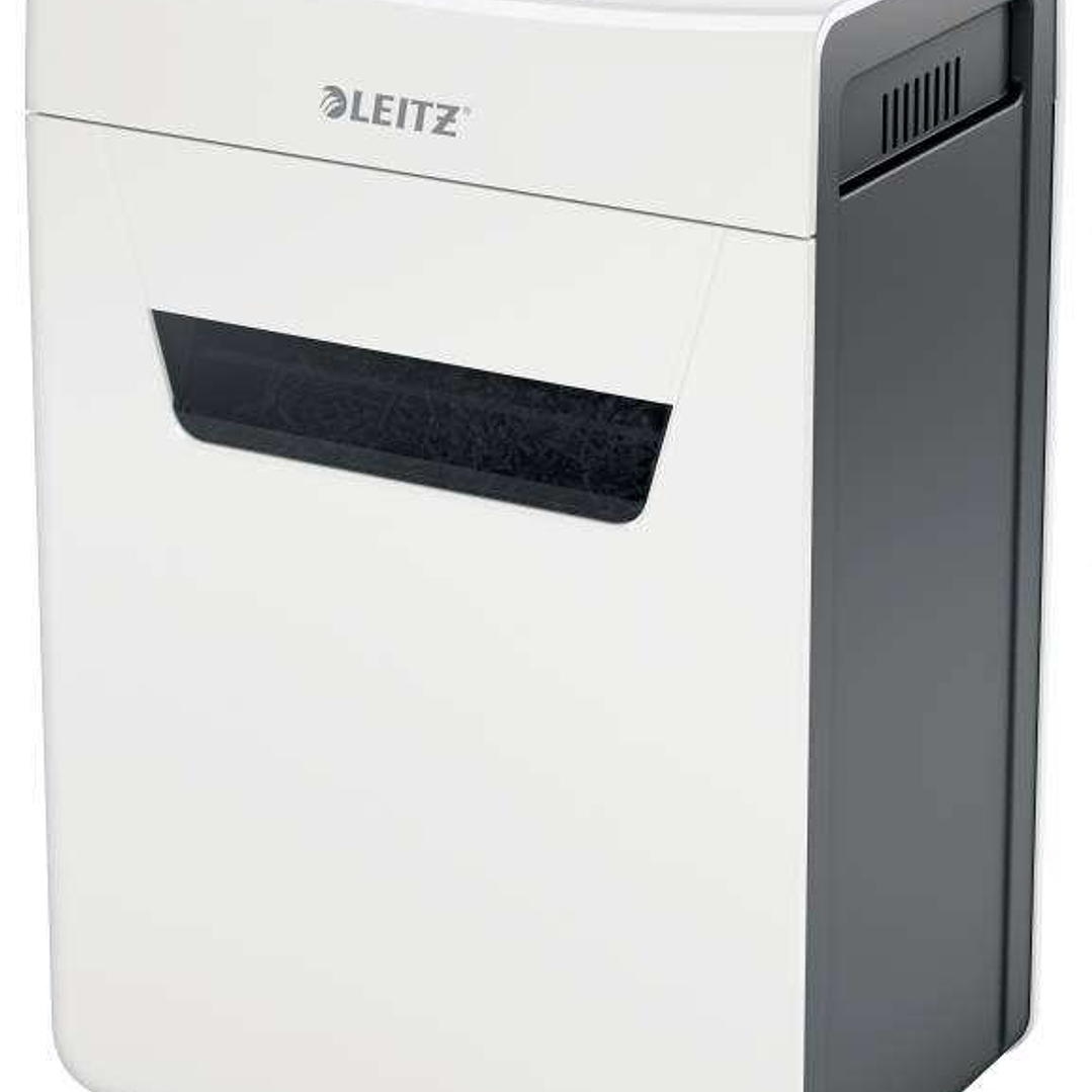 Leitz IQ Protect Premium 10X Destructora de Papel Manual Corte en Particulas P-4 - Destruye hasta 11 Hojas a la Vez - Ultrasilenciosa - Papelera de 18 1