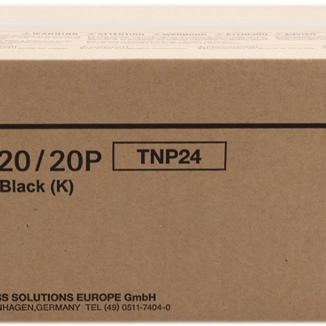 Konica Minolta TNP24 Negro Cartucho de Toner Original - A32W021 1