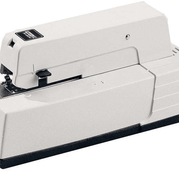 Rapid 90Ec Grapadora Electrica Classic - Grapa hasta 30 Hojas - Carga Frontal - Grapas 44/6-7mm - Blanco/Negro 1