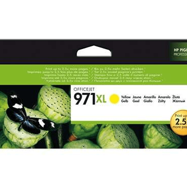 HP 971XL Amarillo Cartucho de Tinta Original - CN628AE 1