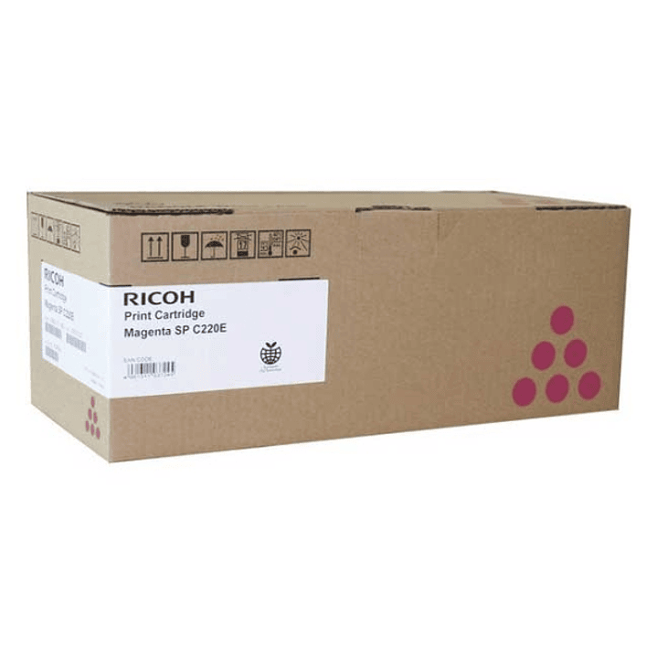 Ricoh SPC220/SPC221/SPC222/SPC240 Magenta Cartucho de Toner Original - 407644 1