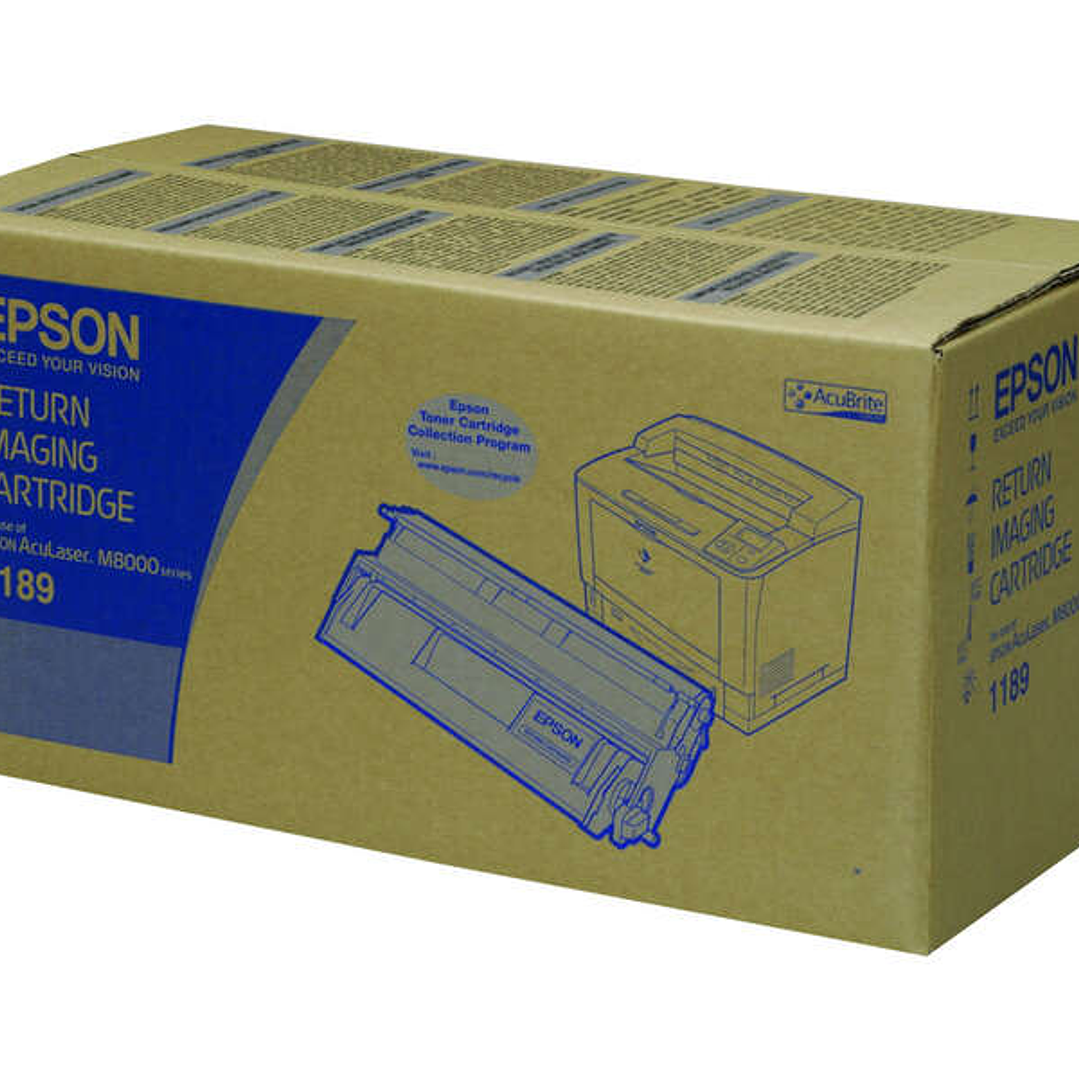 Epson Aculaser M8000 Negro Cartucho de Toner Original - C13S051189 1