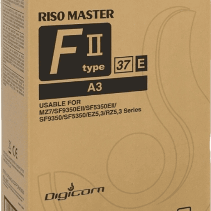 Riso S8131E Rollo de Transferencia Termica Original Maestro A3, Z-Tipo 37, PU=2 1