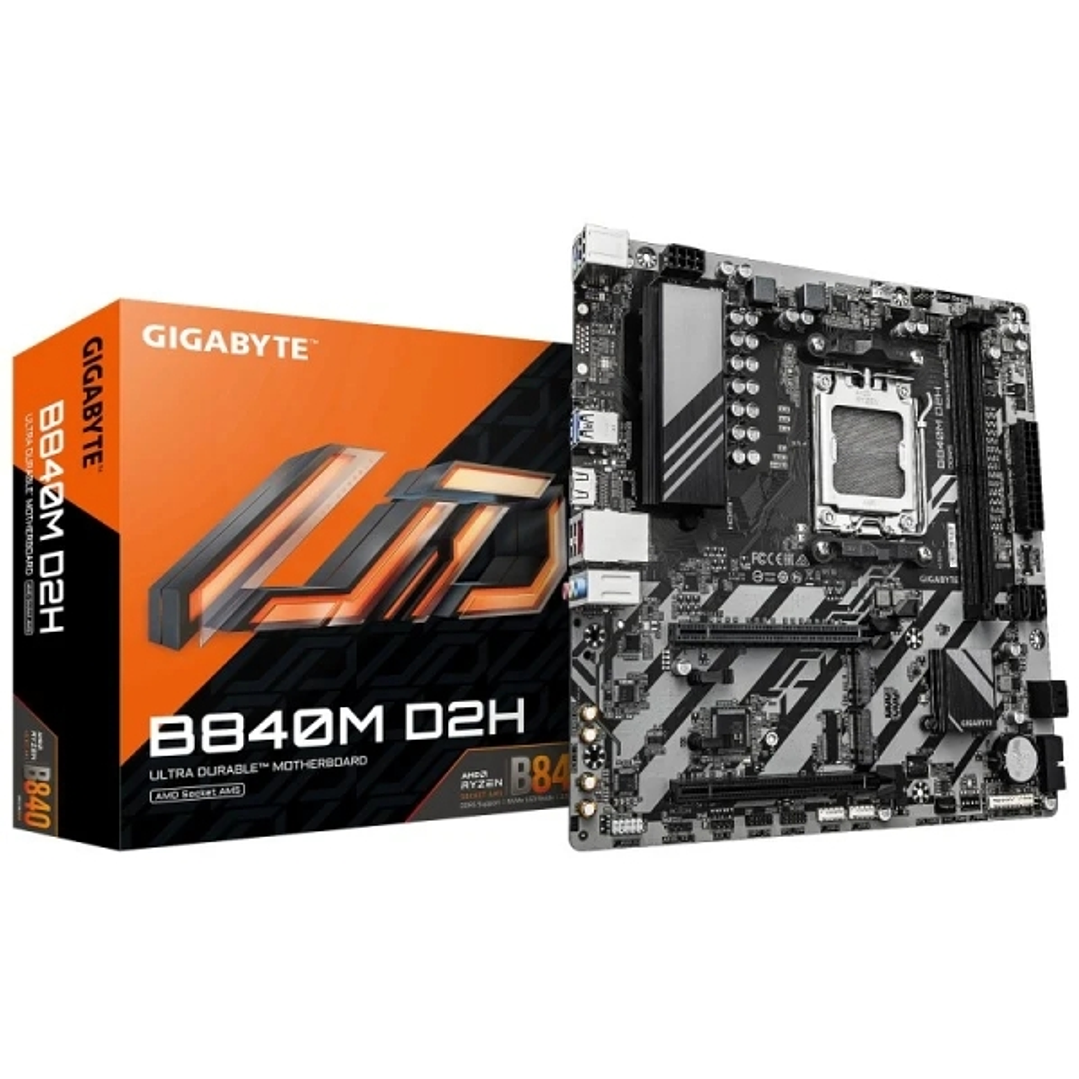 Gigabyte B840M D2H Placa Base AMD AM5 - 2x DDR5 - HDMI - MicroATX 1