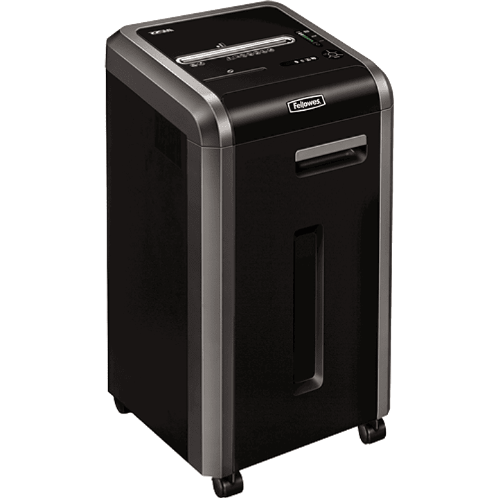 Fellowes 225Mi Destructora de Papel Manual Corte en Microparticulas P-5 - Destruye hasta 18 Hojas - Capacidad de la Papelera 60L - Color Negro 1