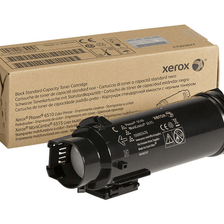 Xerox Phaser 6510/WorkCentre 6515 Negro Cartucho de Toner Original - 106R03476 1