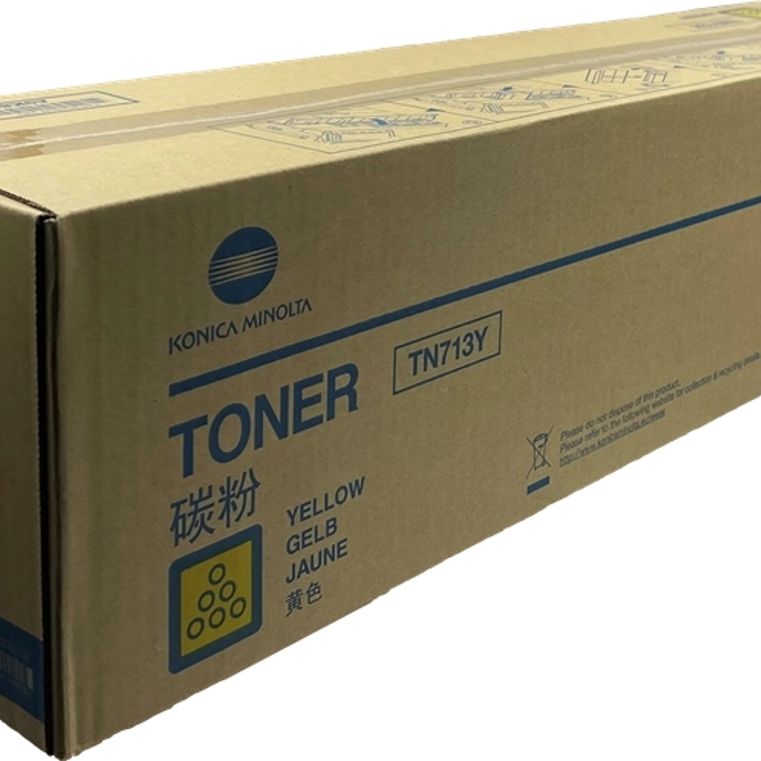 Konica Minolta TN713Y Amarillo Cartucho de Toner Original - TN713Y/A9K8250 1