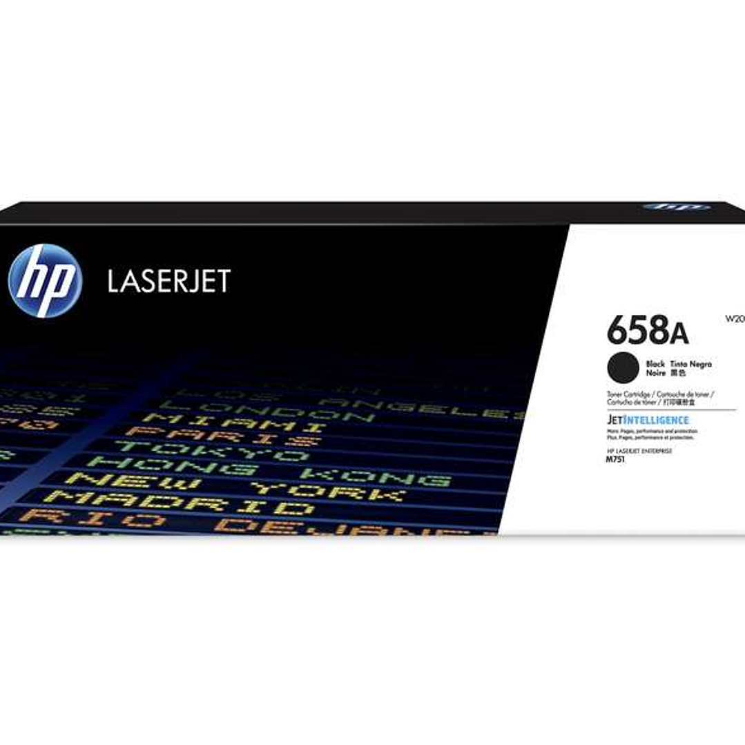 HP W2000A Negro Cartucho de Toner Original - 658A 1