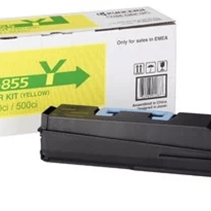 Kyocera TK855 Amarillo Cartucho de Toner Original - 1T02H7AEU0/TK855Y 1