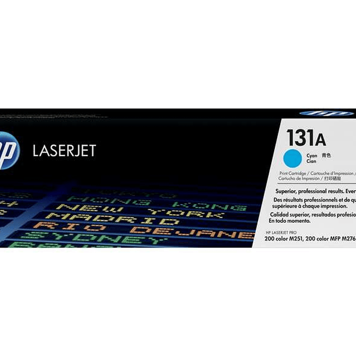 HP CF211A Cyan Cartucho de Toner Original - 131A 1