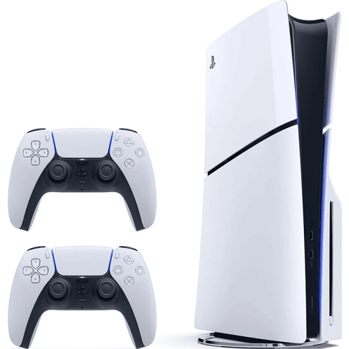 Sony PS5 Consola PlayStation 5 Slim Chasis D 1TB con 2 Mandos Inalambricos DualSense® 1