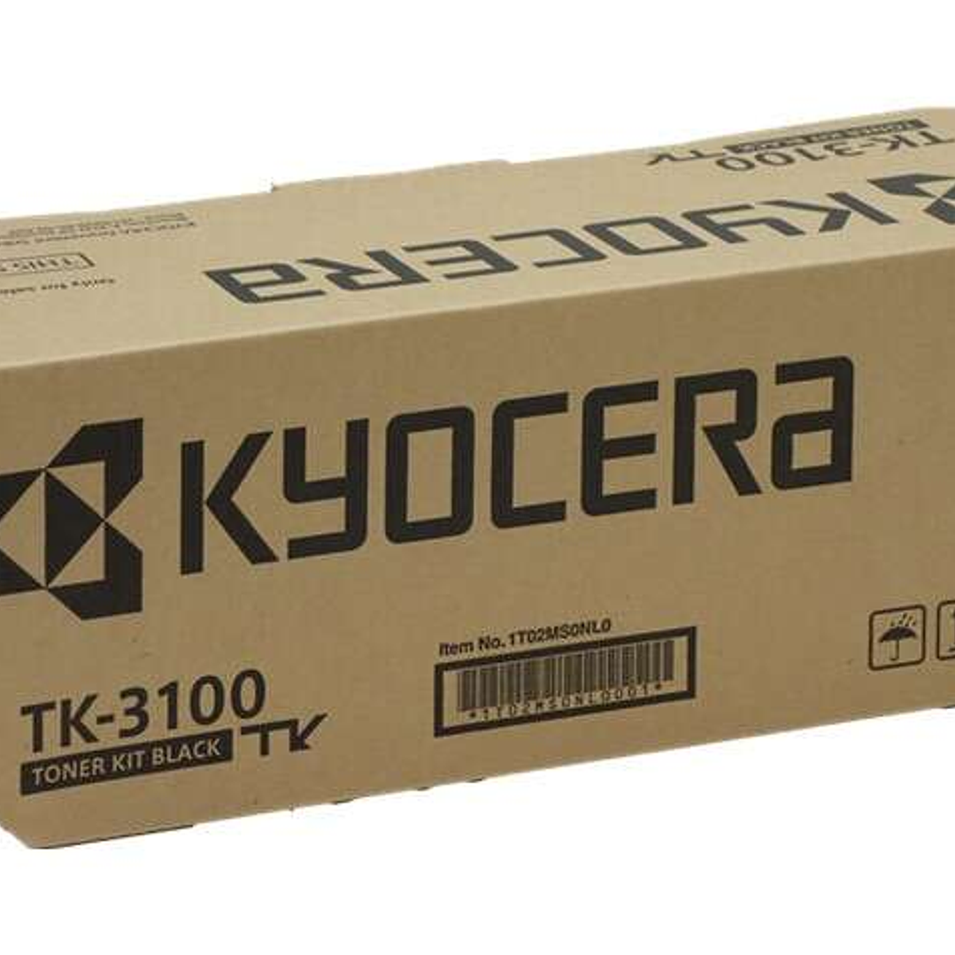 Kyocera TK3100 Negro Cartucho de Toner Original - 1T02MS0NL0 1