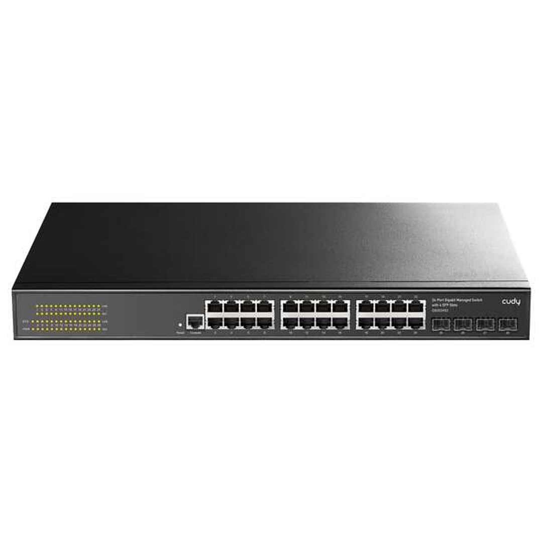 Cudy GS2024S2 Switch Gigabit de 24 Puertos con 4 Puertos Gigabit SFP 1