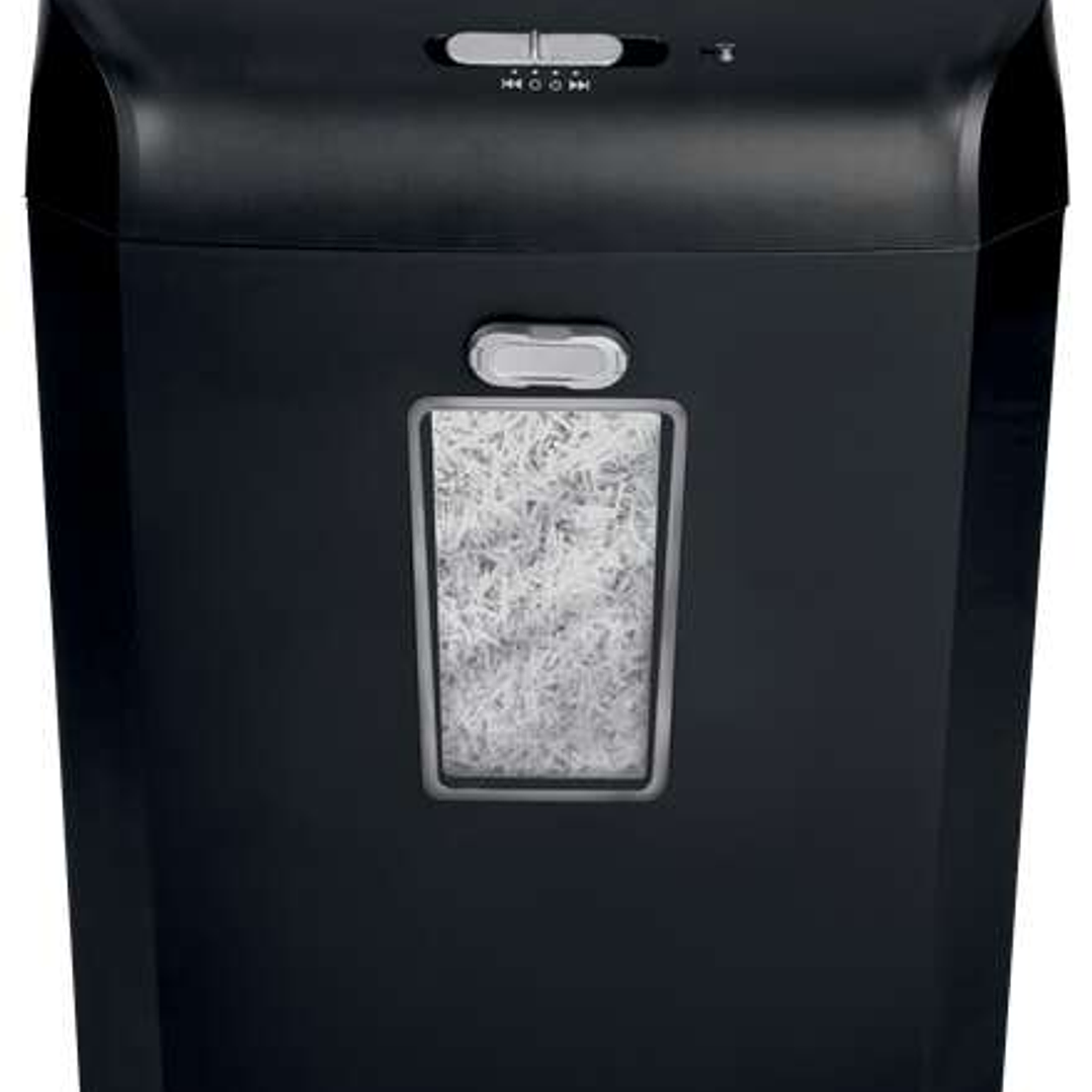 Rexel Promax RSX1035 Destructora de Papel Manual Corte en Particulas P-4- Destruye hasta 10 Hojas - Papelera de 35L - Color Negro 1