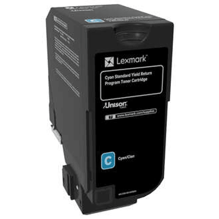 Lexmark CS720/CS725/CX725 Cyan Cartucho de Toner Original - 74C2SC0 1