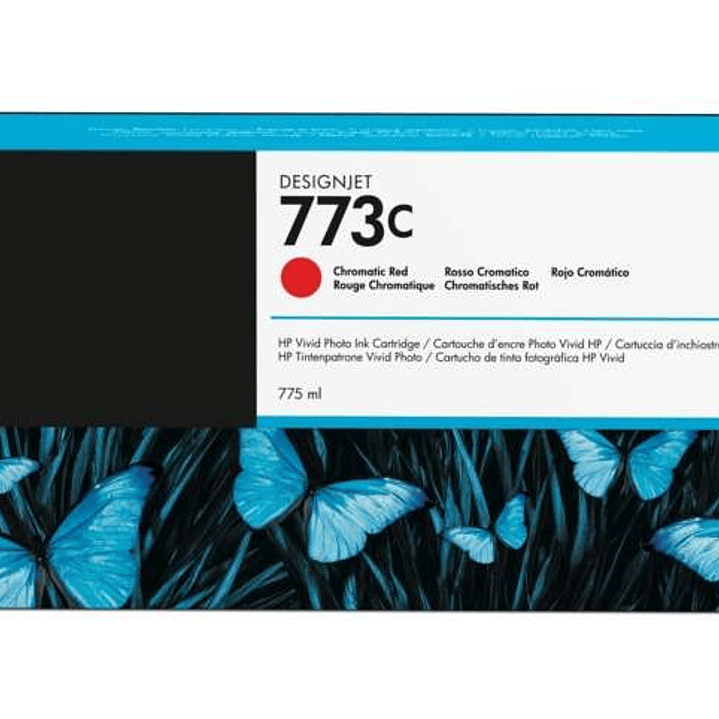HP 773C Rojo Cromatico Cartucho de Tinta Original - C1Q38A 1