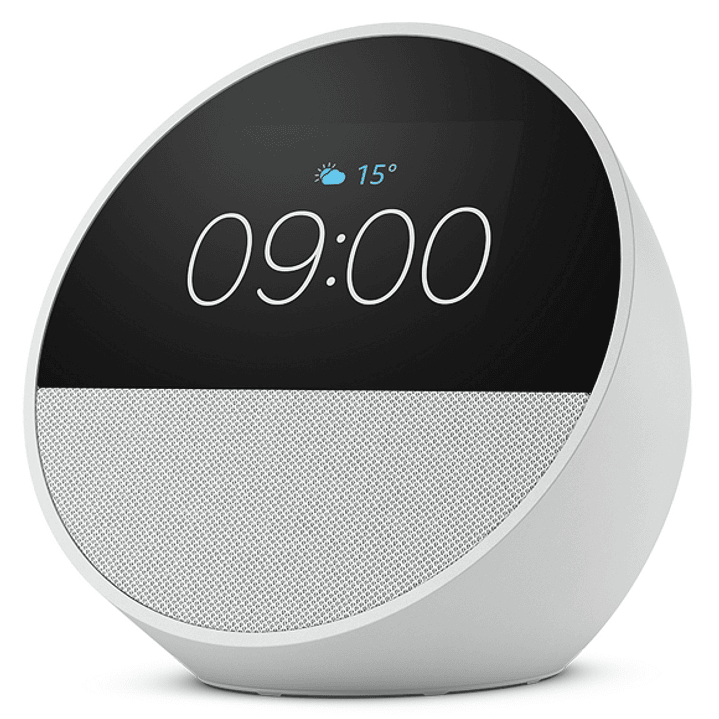 Amazon Echo Spot Altavoz y Despertador Inteligente - Sonido Potente e Intenso - Alexa - Color Blanco 1