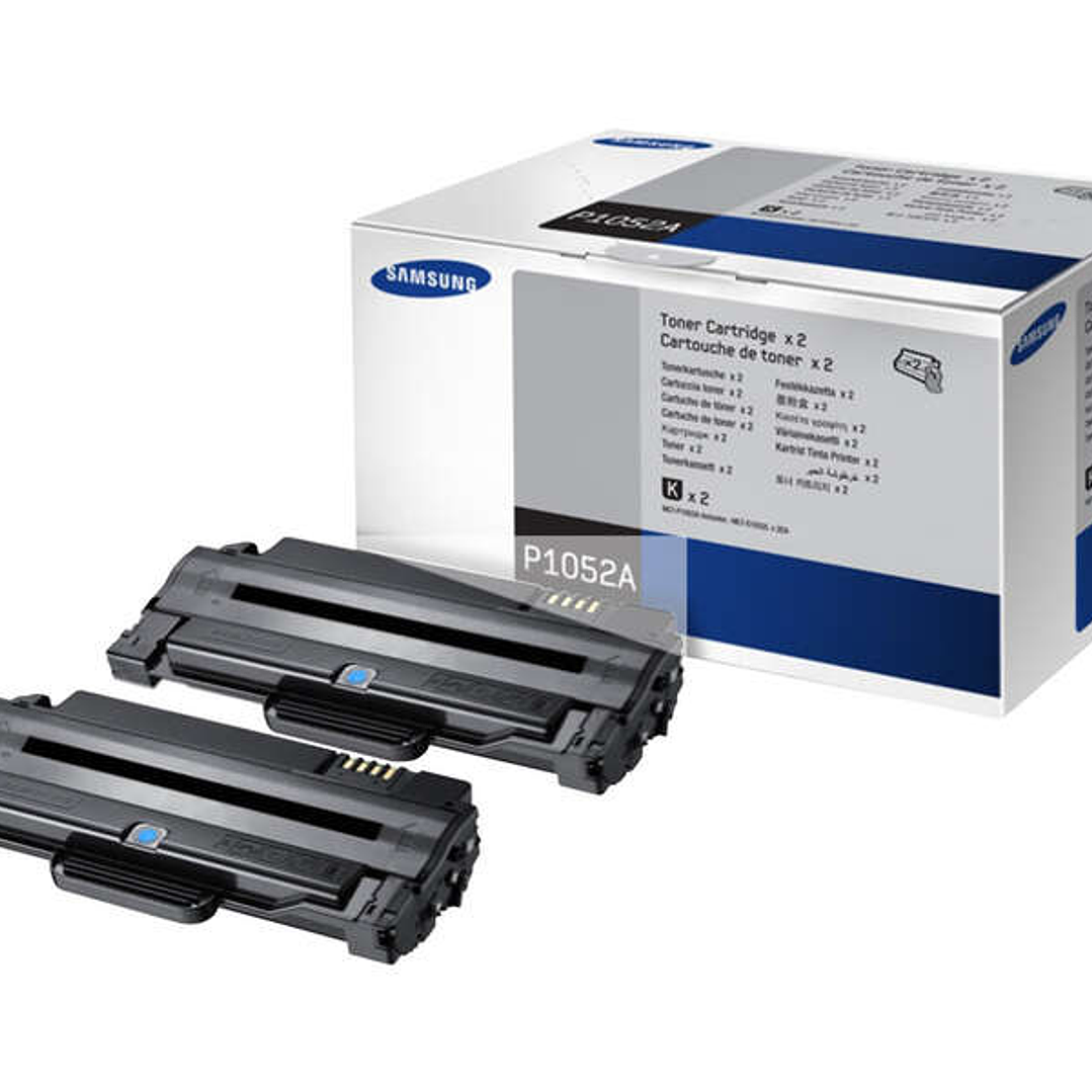 Samsung MLT-P1052A Negro Pack de 2 Cartuchos de Toner Originales - SV115A 1